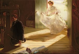 無題、1898 作： Charles Sims